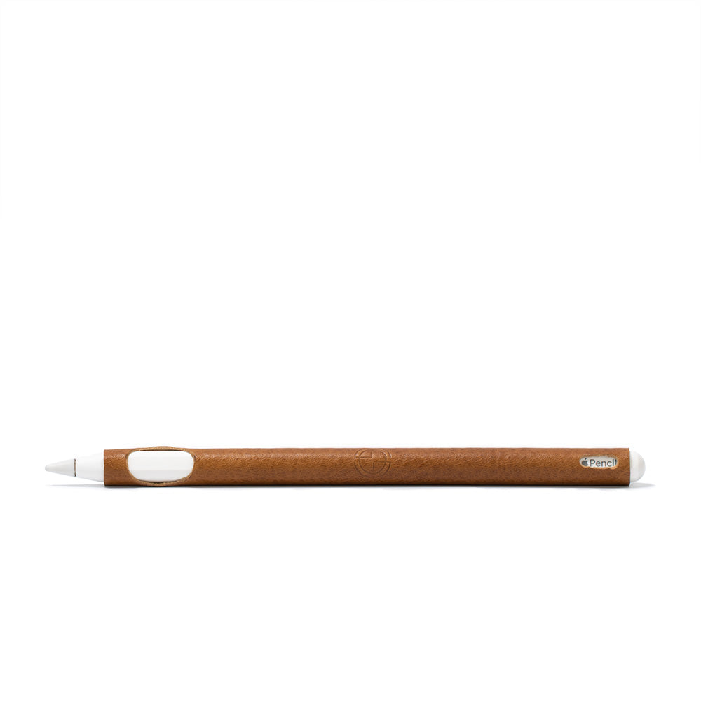 Leather sleeve case for Apple Pencil Pro and Pencil 2 – Geometric