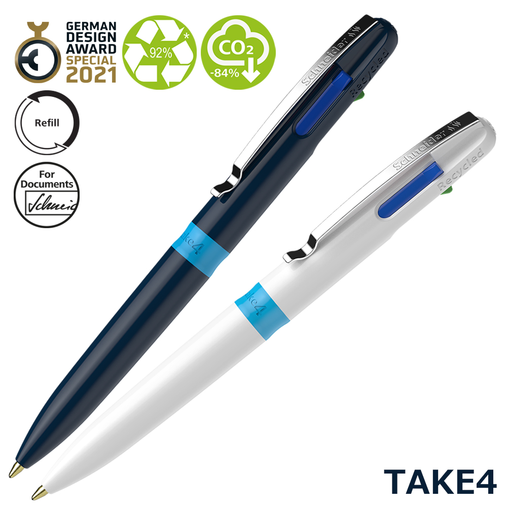 4色ボールペン テイク4 [型番：TAKE4] | ジイテックス株式会社