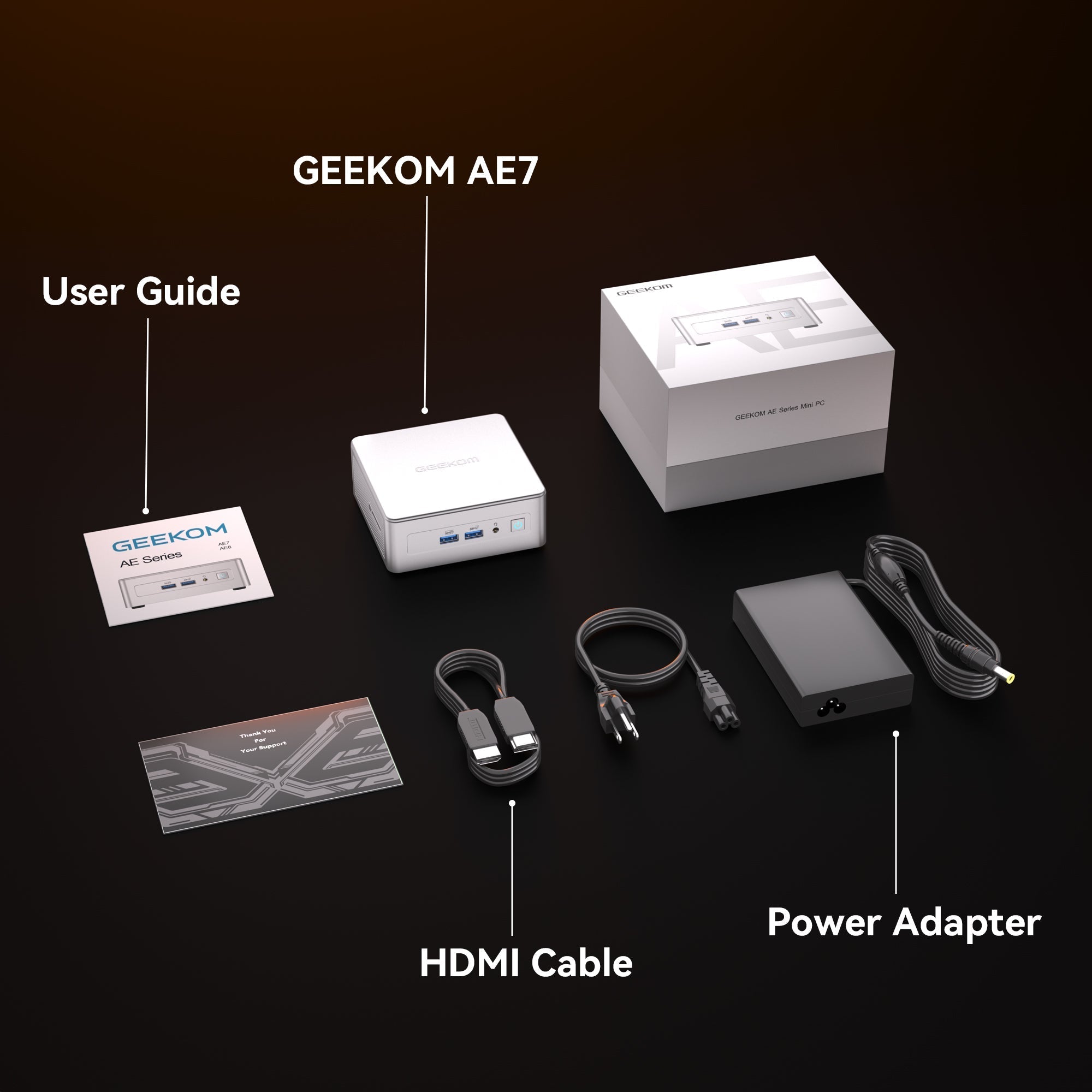 GEEKOM AE7 ミニPC AMD Ryzen R9-7940HS