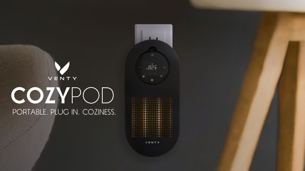 ドックイン型ワイヤレスリモコンのプラグインヒーター「CozyPod」登場