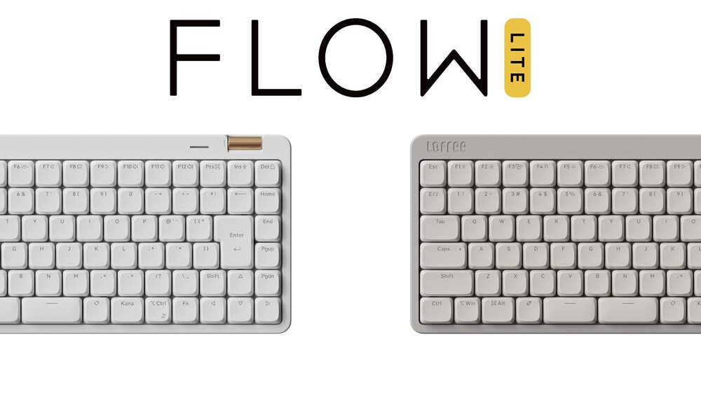 Lofree、JIS配列対応の静音メカニカルキーボード「Flow Lite JIS」を
