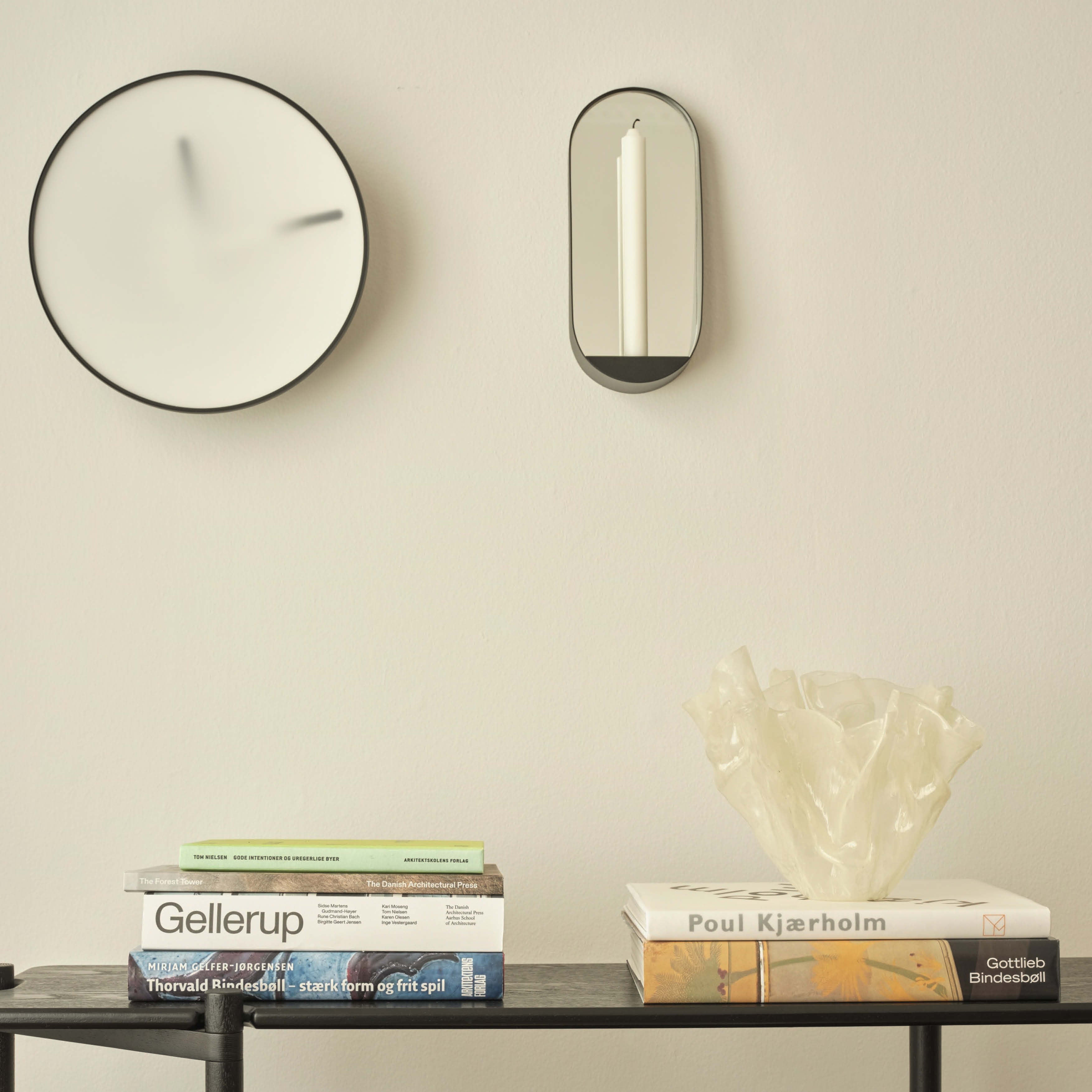 Momentt wall clock - white – Gejst Design