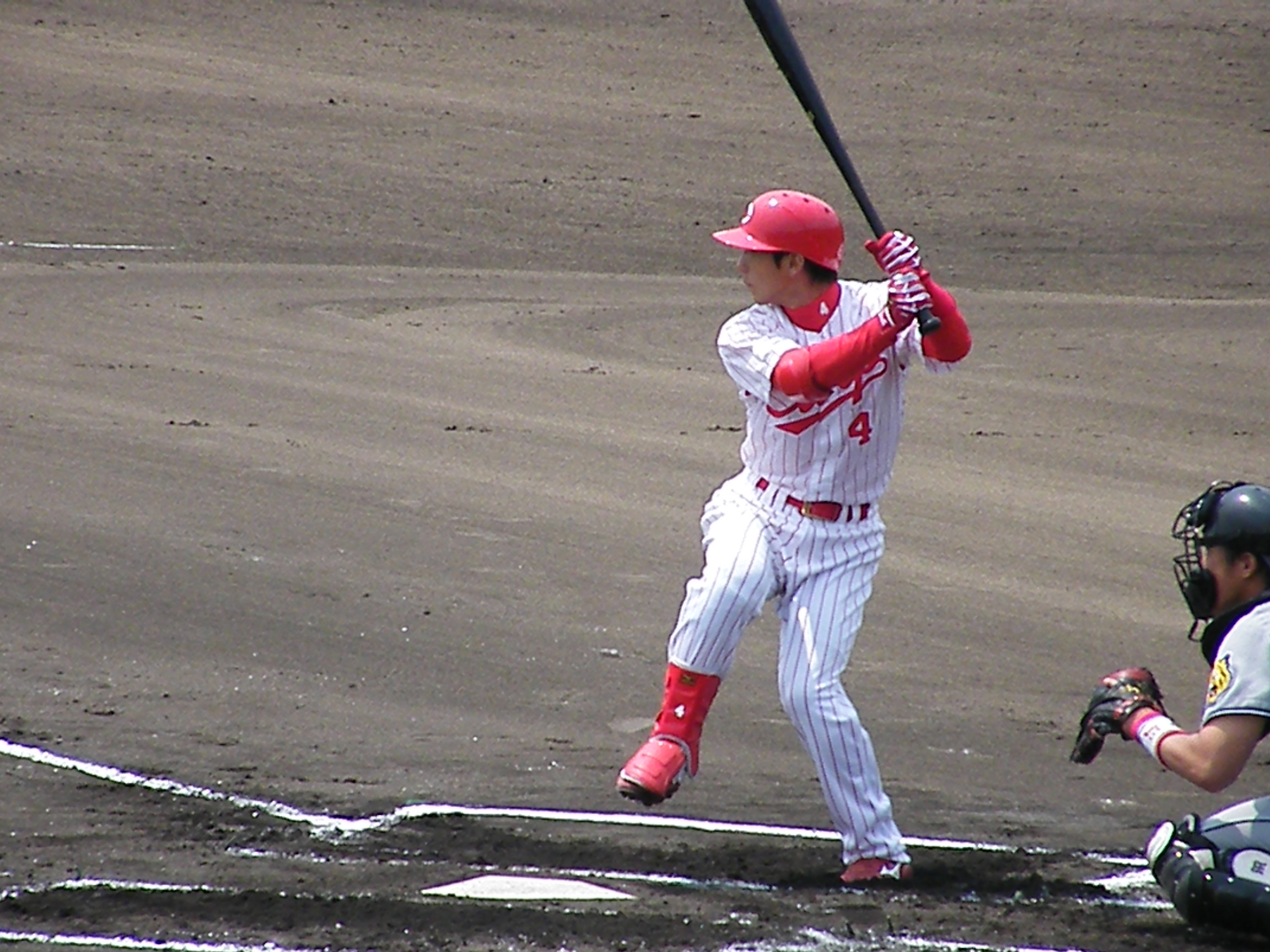 尾形佳紀の打撃フォーム: 1番カープが好きじゃけえ