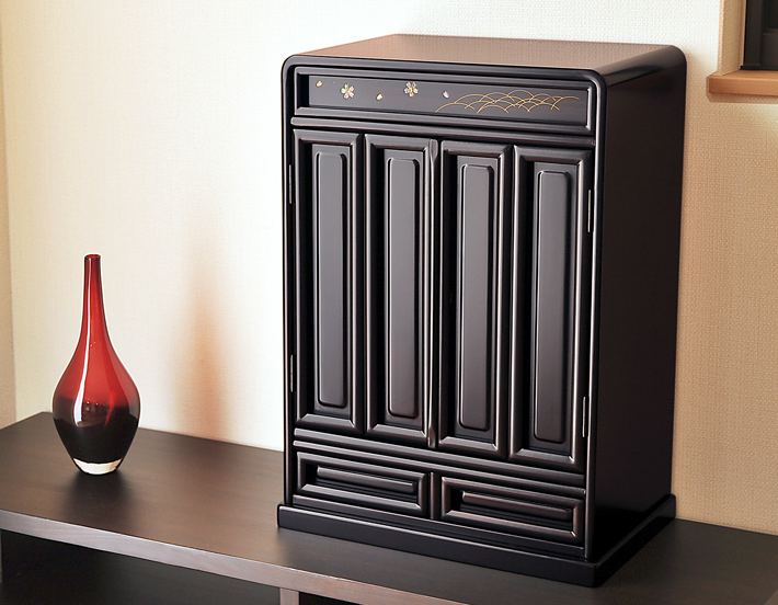 上置き唐木仏壇 波音 黒檀 16～23号 | 仏壇・仏具・位牌の専門店 激安