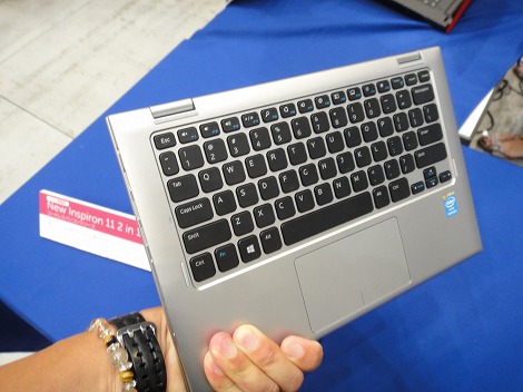 Inspiron 11 2-in-1(3647)レビュー:液晶を360度回転させることのできる