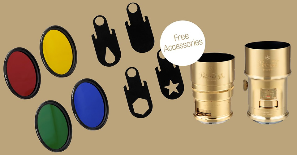 渦巻きボケが楽しめる19世紀の名レンズ復刻版に今だけ特典付きで販売中