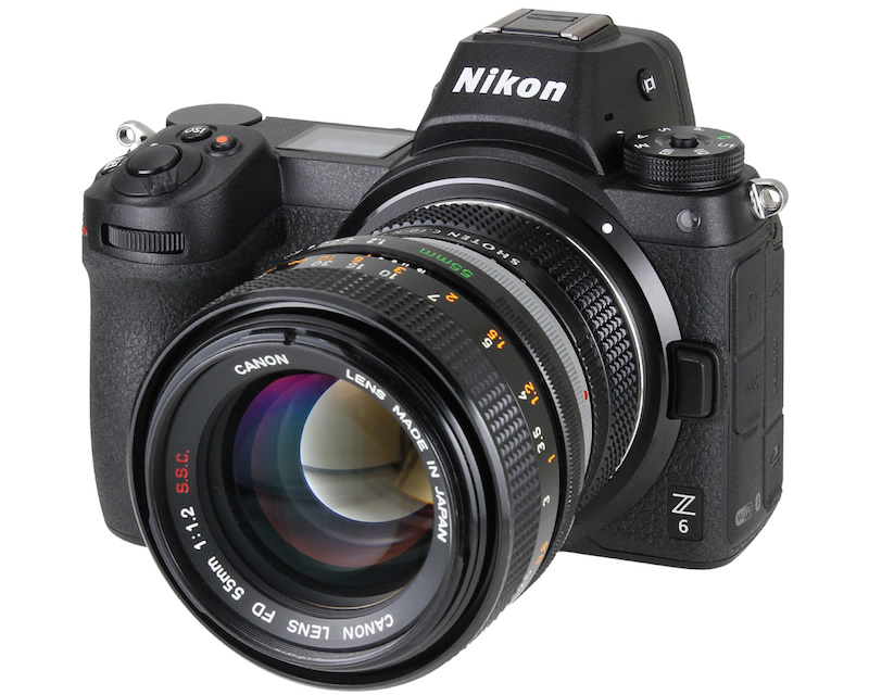 ニコンZシリーズのカメラでキヤノンFDレンズが楽しめる | CAPA CAMERA WEB