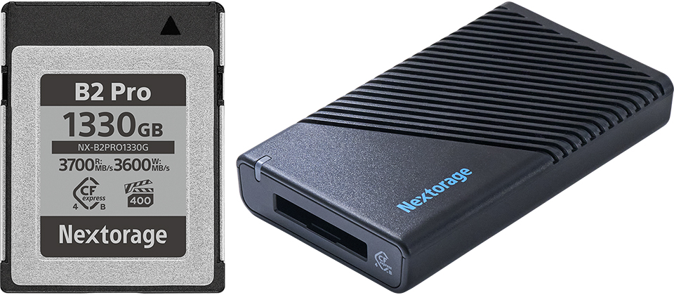 CFexpress 4.0対応の世界最速Type Bカードと高速カードリーダーが