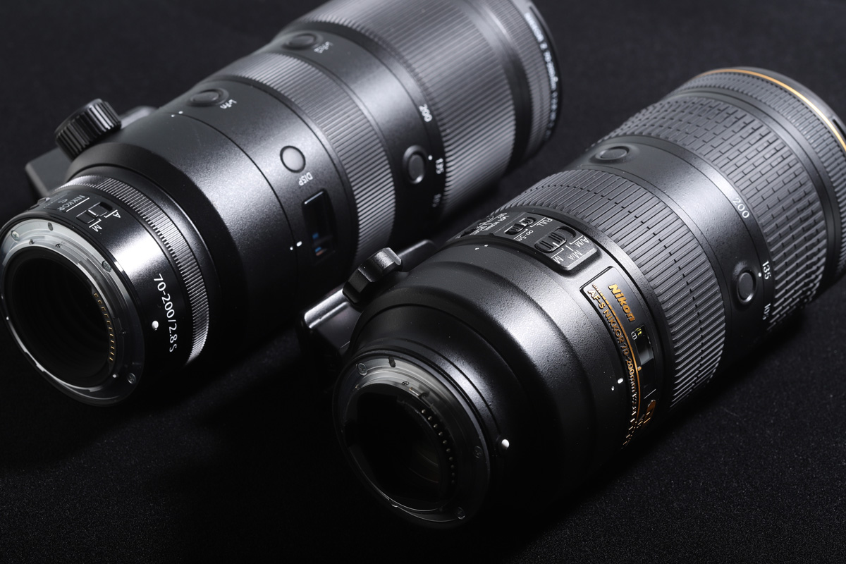 ニコンの大三元望遠ズームレンズ「70-200mm F2.8」のミラーレス用と