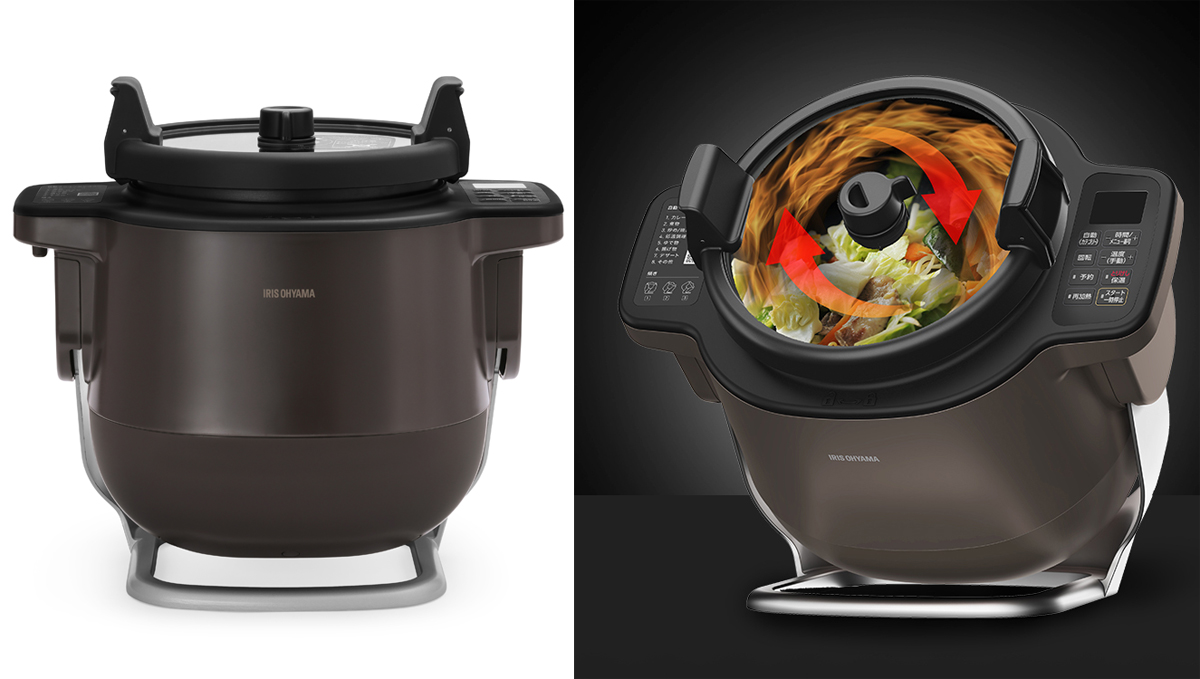 炒め物や揚げ物も「おまかせ」に！ アイリスオーヤマ「自動かくはん式
