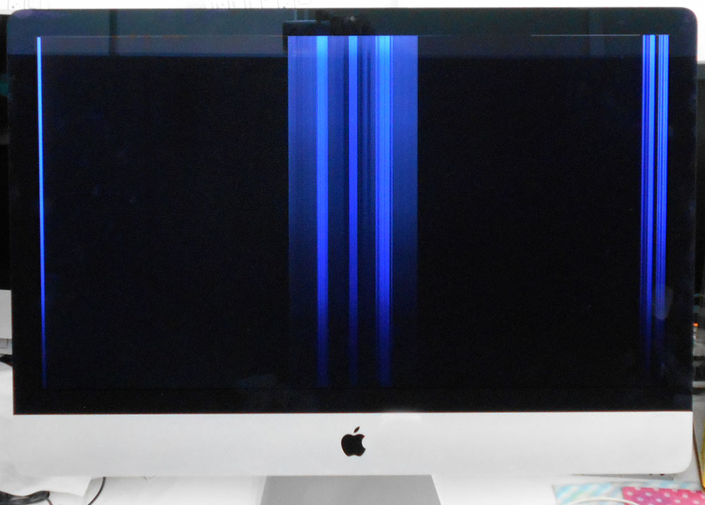iMac 2013 Late 27inch 縦ライン表示で起動しない | パソコンドック24