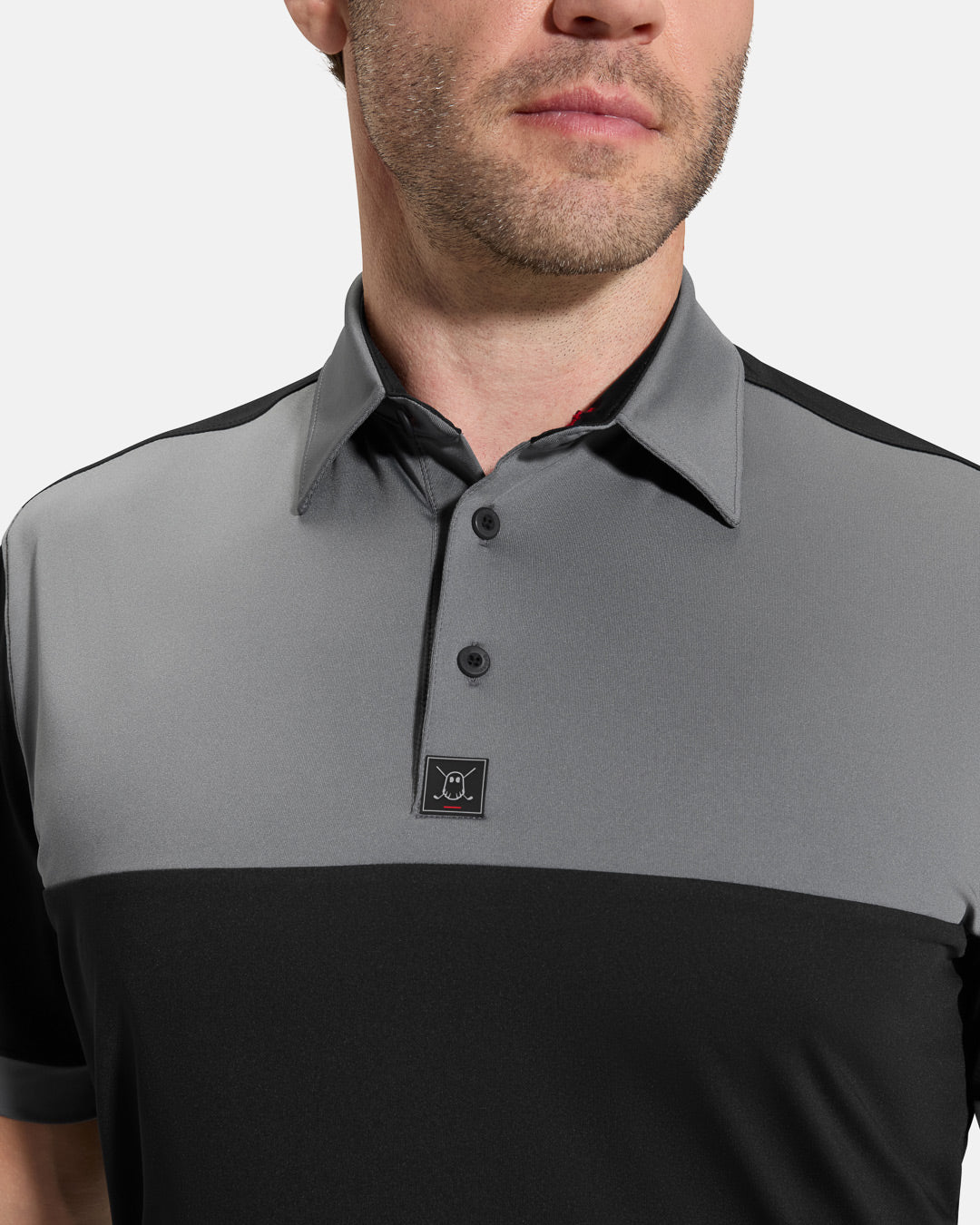 GHOSTGOLF | BLOCK POLO | BLACK – Ghost Golf