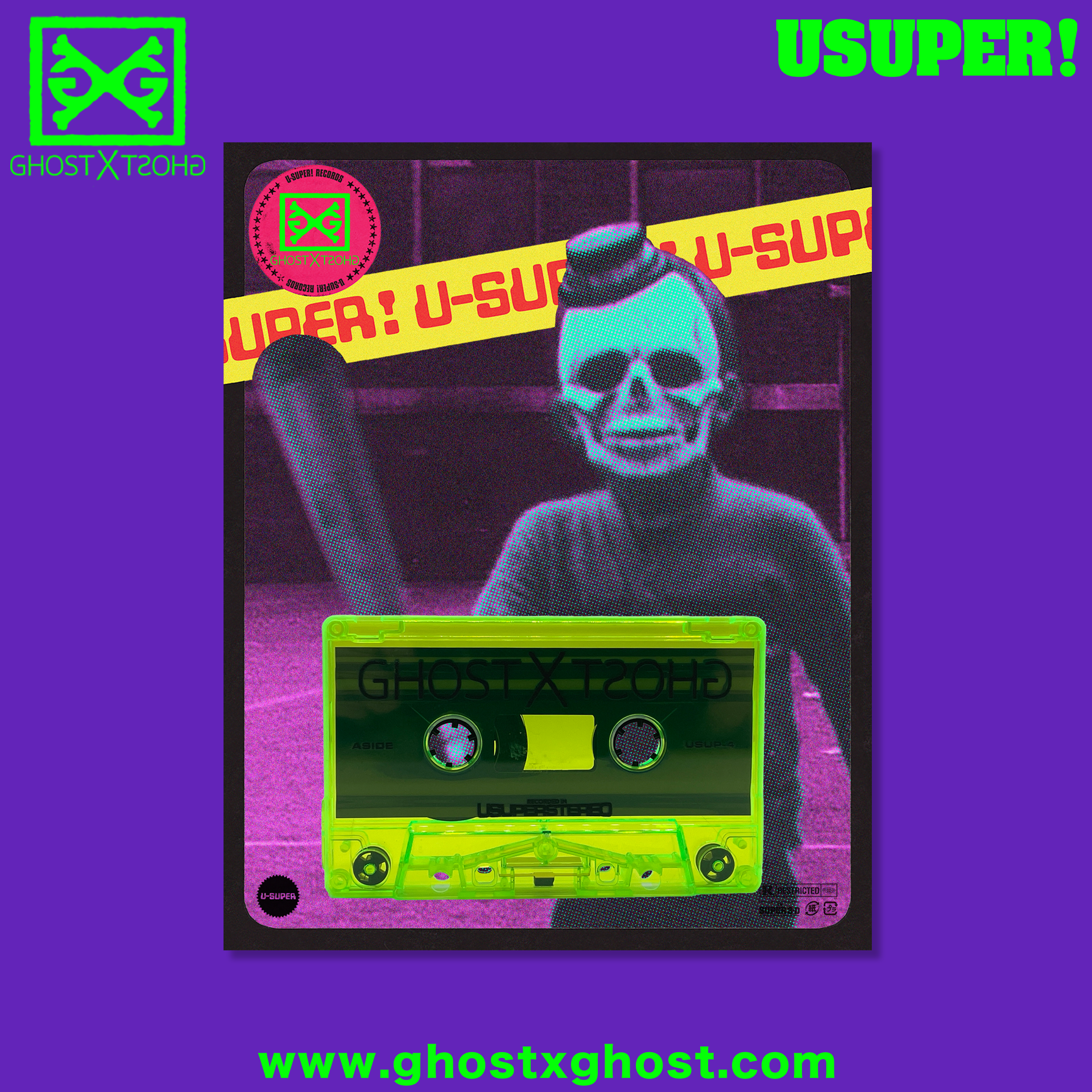 USUPER! x Ghost X Ghost Cassette Tape (with Digital Download