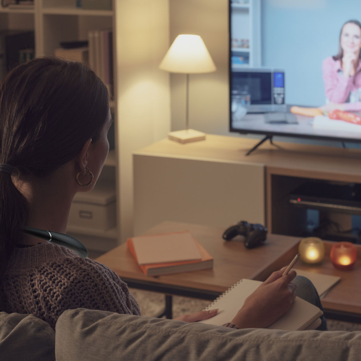 快テレ君 ワイヤレスネックスピーカー VS-N300│身近な優れものショップ