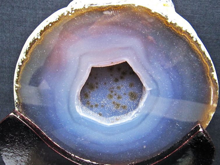 2.4Kgペア水晶トレジャーメノウ[T604-7176]