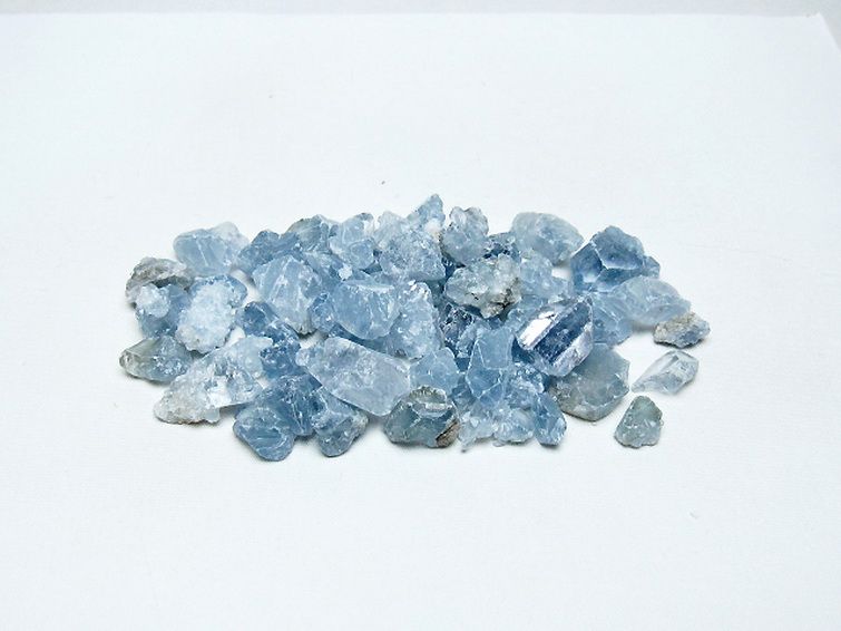 パワーストーン 天然石 セレスタイト天青石原石[T617-3347]