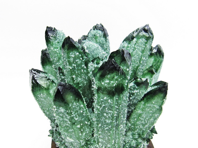 緑水晶 グリーンクォーツ クラスター[T802-3984]