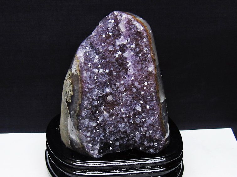 1.2Kgパワーストーン 天然石 ウルグアイ産アメジストクラスター[T95-11665]