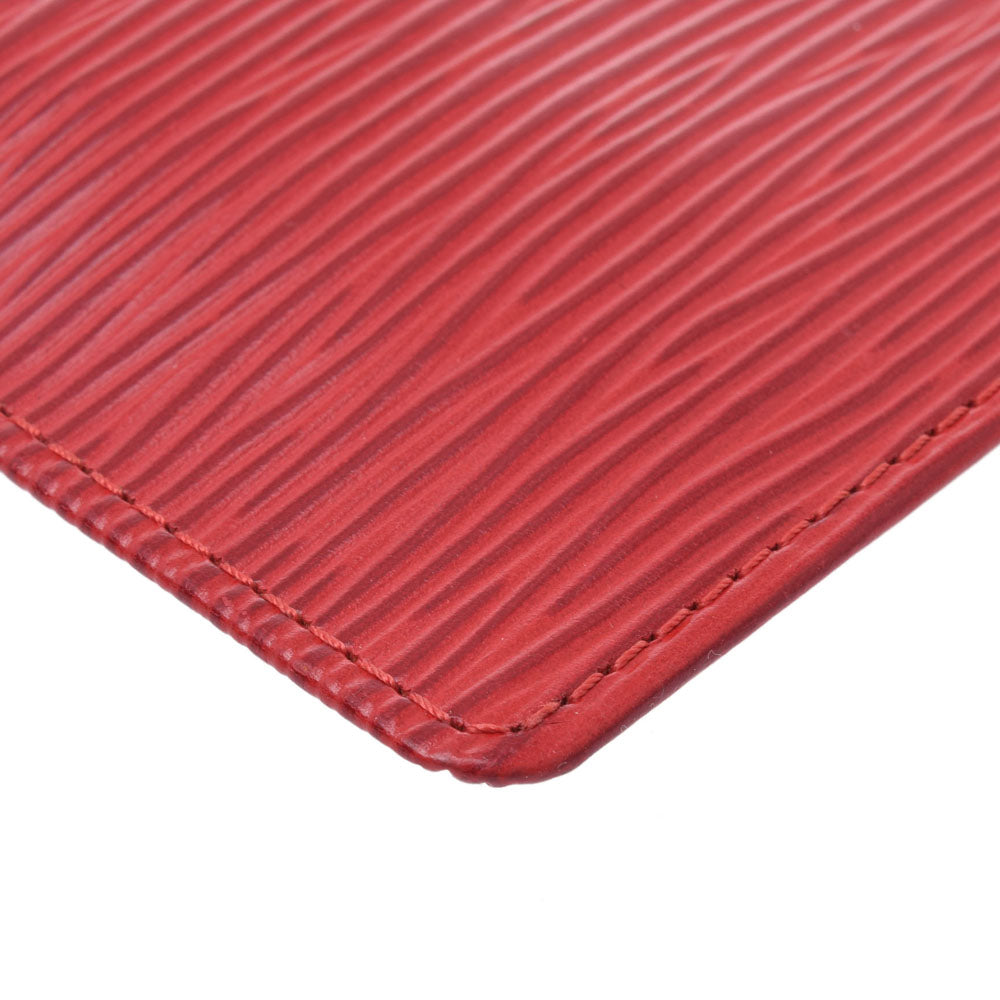 ルイヴィトンポシェットクレ キーリング付小銭入れ 14127 赤 ゴールド