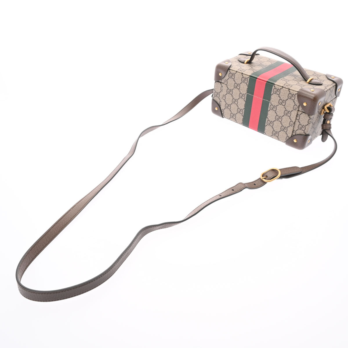 グッチサヴォイ ジュエリーケース ベージュ/エボニー ゴールド金具