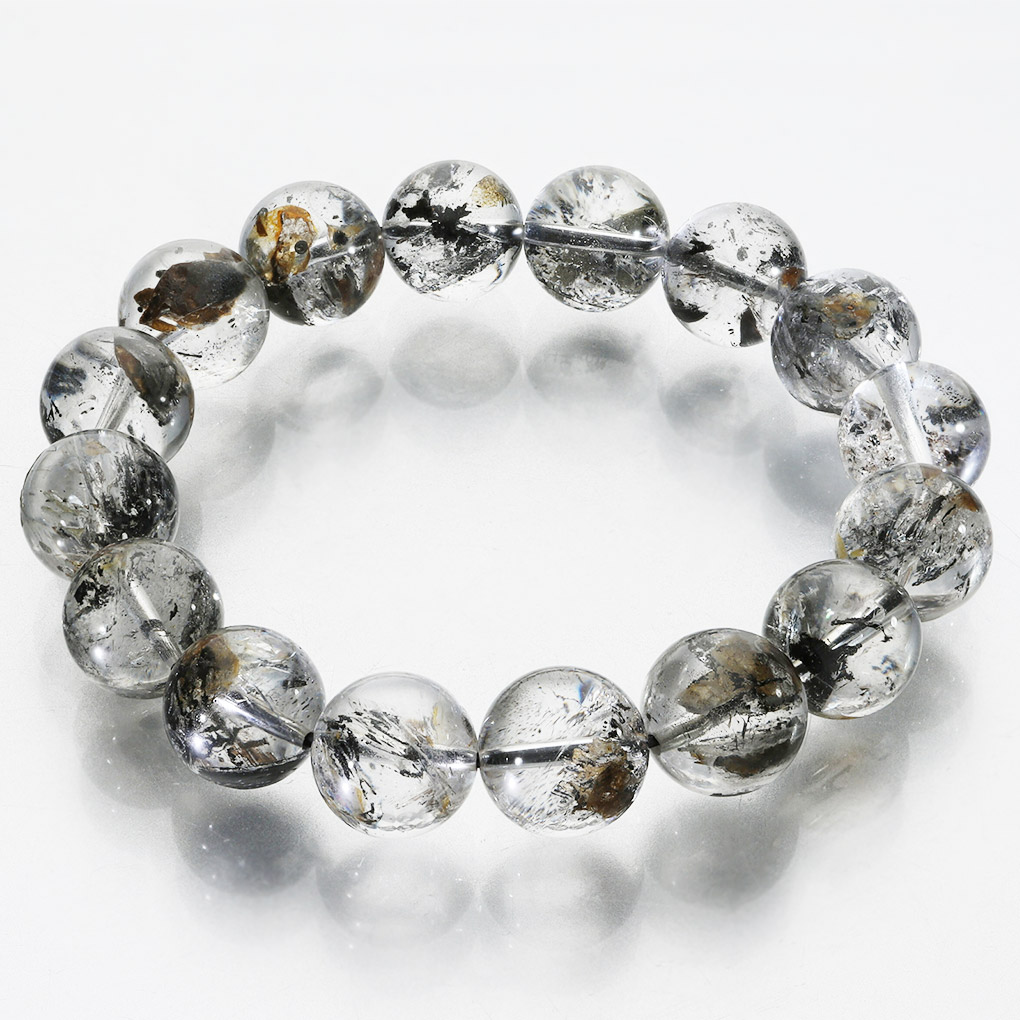 エレスチャル ヒマラヤ水晶 ブレスレット チベット産 5A グレード 12mm