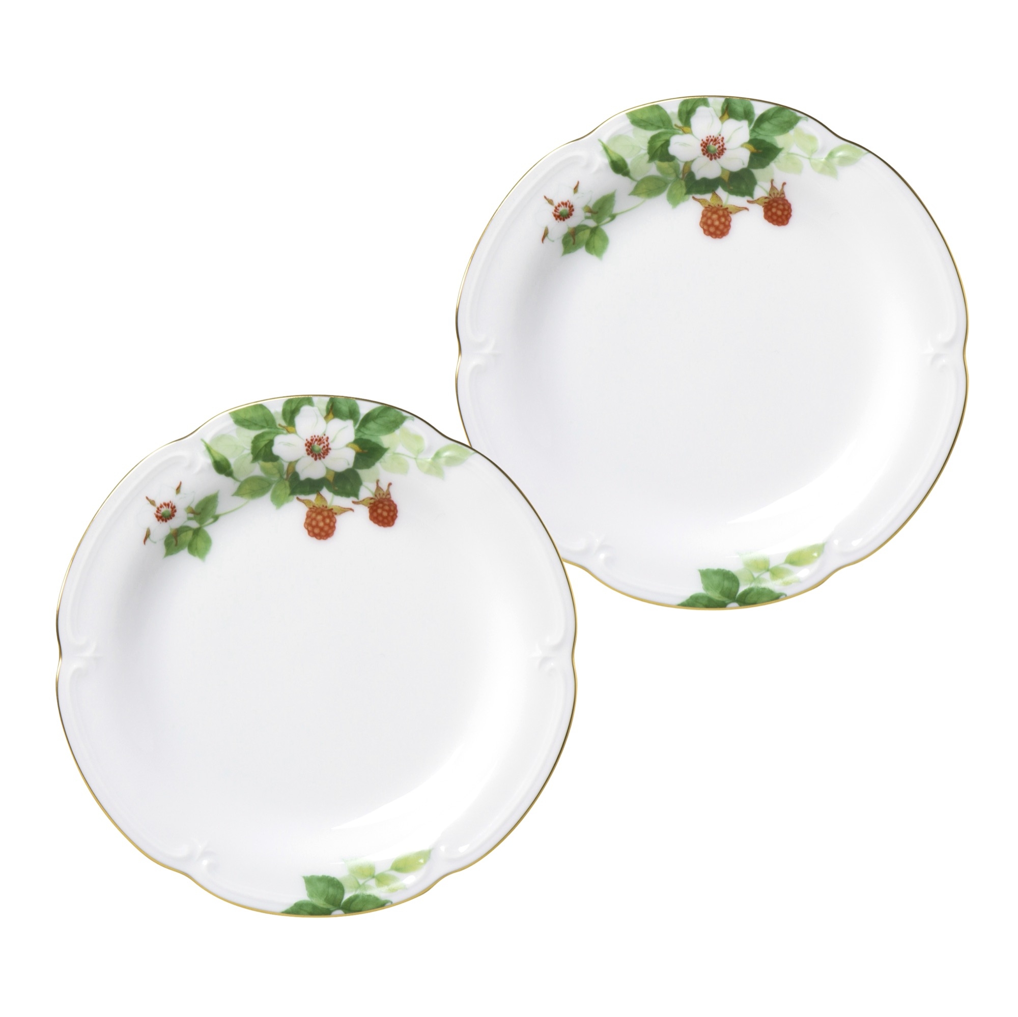 大倉陶園】きいちご ケーキ皿ペアセット | Giftpad egift