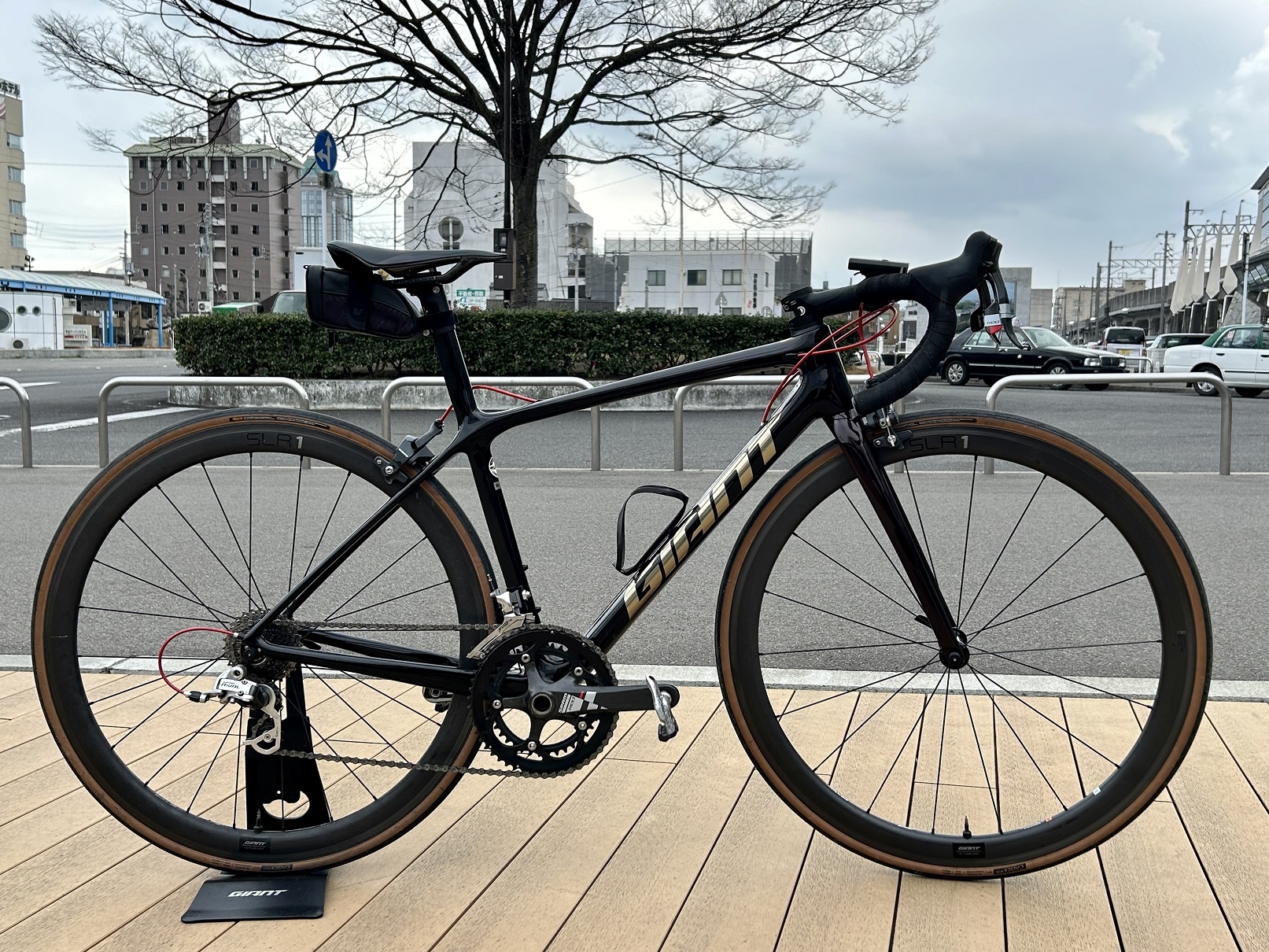 スタッフのサイクリング】今更ですがリムブレーキロードを電動式変速に