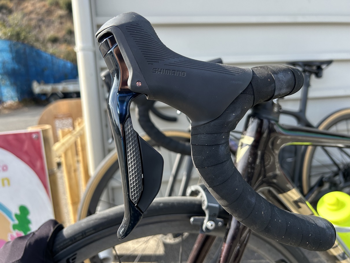 スタッフのサイクリング】今更ですがリムブレーキロードを電動式変速に