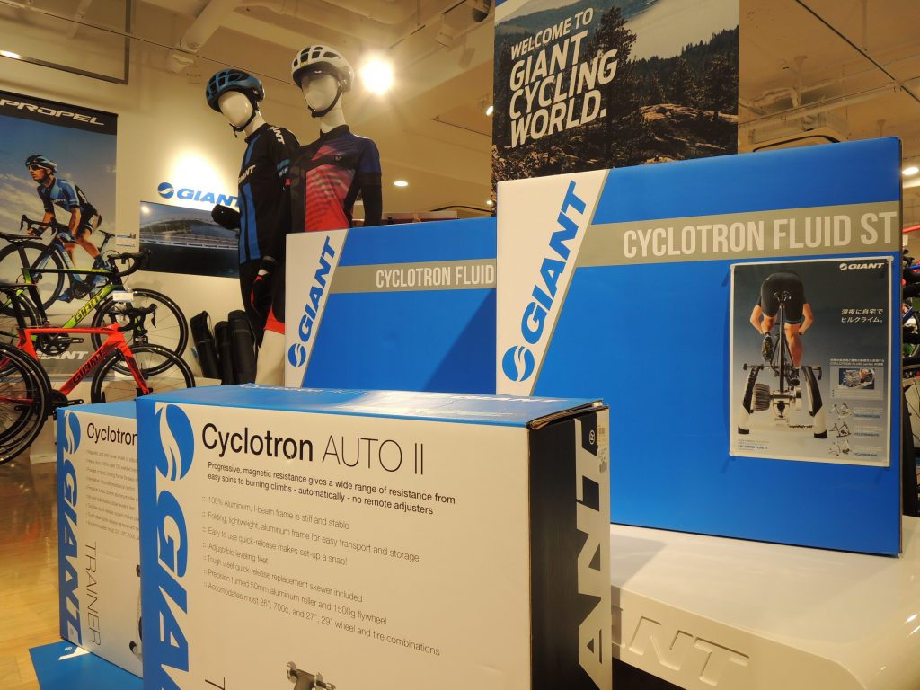 寒い日や仕事終わりにも大活躍!!サイクルトレーナーで気軽に