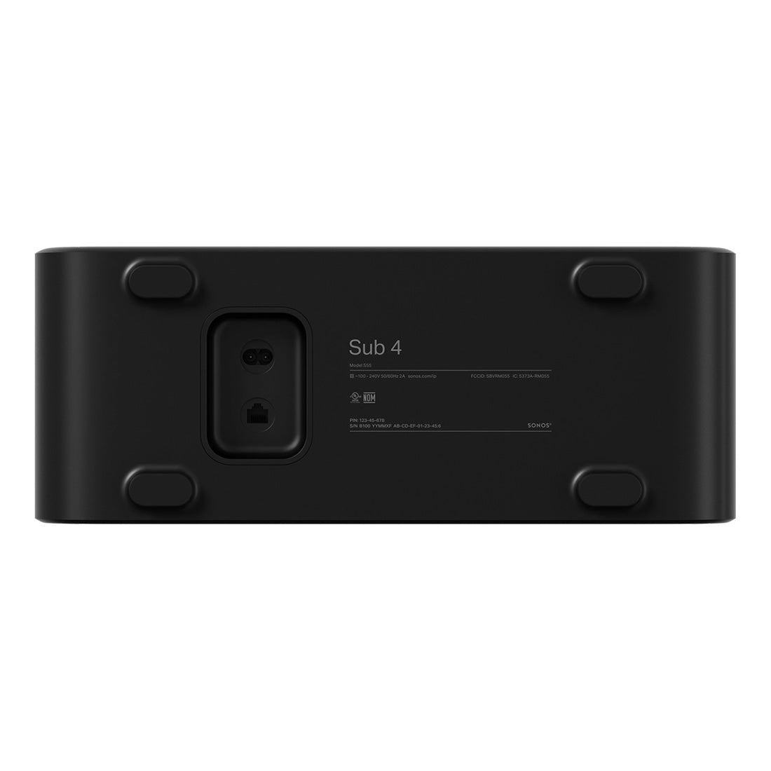 Sonos Sub Gen 4 Wireless Subwoofer (SUBG4US1BLK) - Gibbys