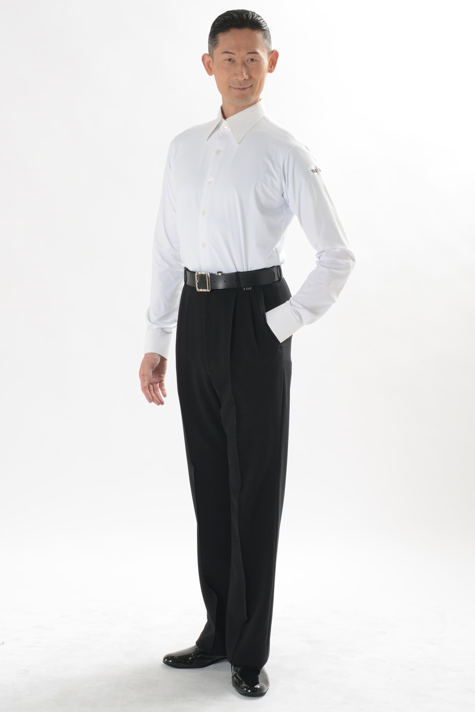 MP92 ベルトループ付き2タック メンズ兼用パンツ ｜タカダンス 社交