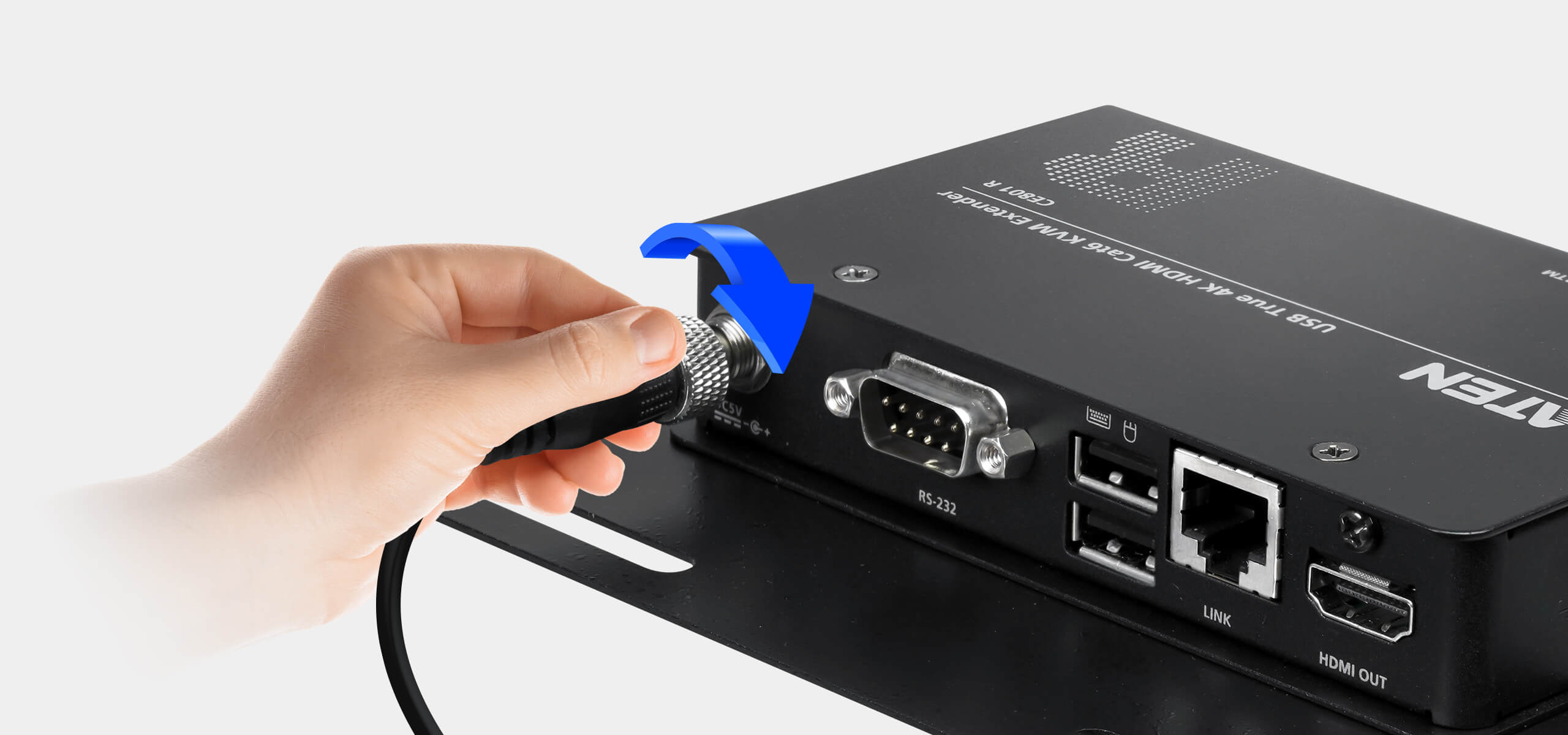 USB HDMI Cat 6 KVMエクステンダー（4K60p @ 70m） CE801 | Shop ATEN