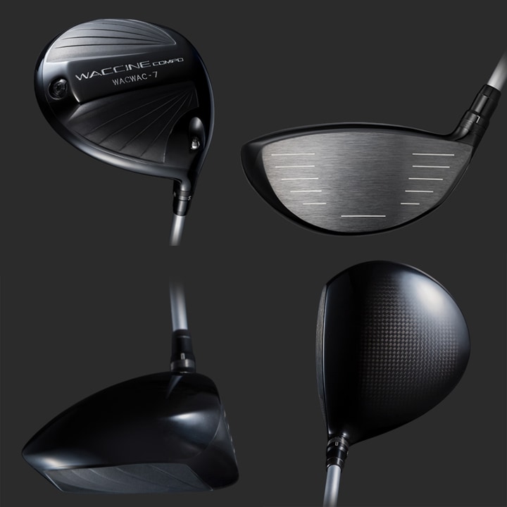 ワクチンコンポ WACWAC-7 ドライバーヘッド単品 ヘッドカバー付 地クラブ ワクチンコンポ WACWAC-7 ドライバーヘッド単品 ヘッドカバー付 地