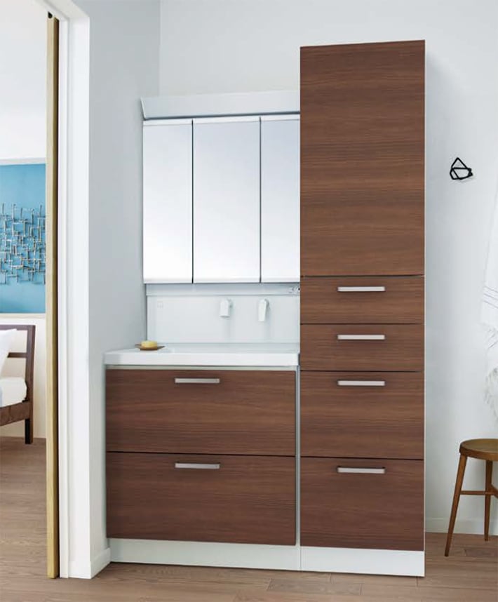 洗面台・洗面化粧台,TOTOサクア,周辺キャビネットカテゴリーの周辺