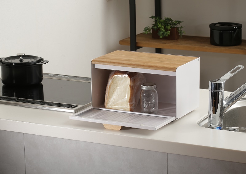 ブレッドケース / ホワイト ブラック ライトグリーン【Bread Case