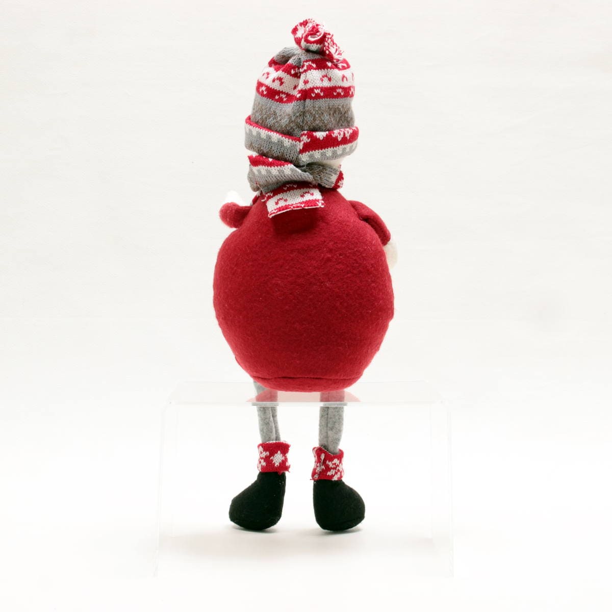 Xmasドール 足ぶらスノーマンとサンタ｜インテリアレース・テーブル