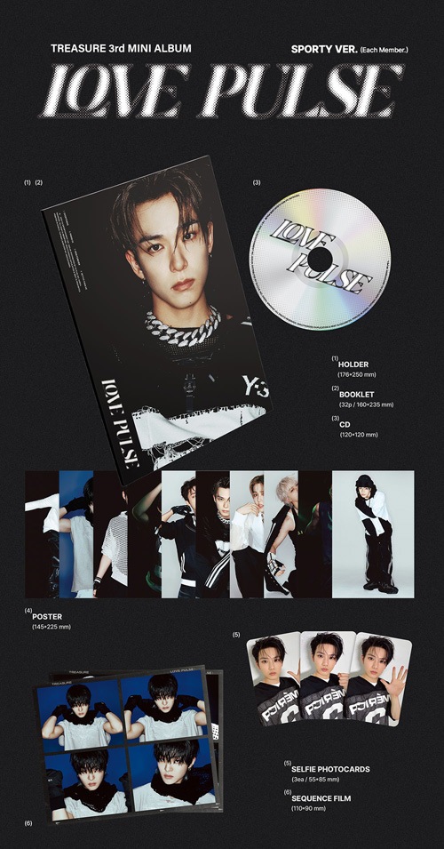 韓国音楽 TREASURE (トレジャー) - 3rd ミニアルバム 「LOVE PULSE