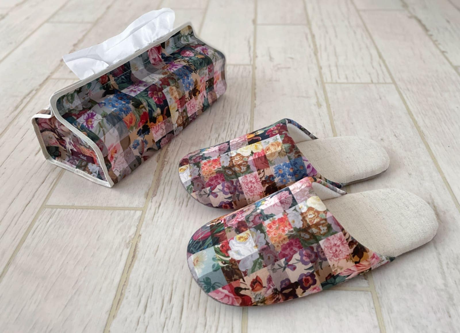 ペットボトルカバー リバティアーカイブギンガム/マルチカラー