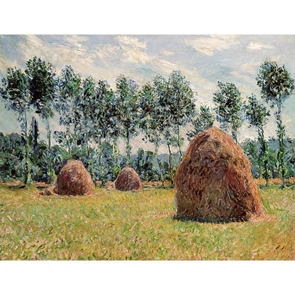 ジヴェルニーの積みわら 【15号】 クロード・モネ 【 額縁が選べる 額