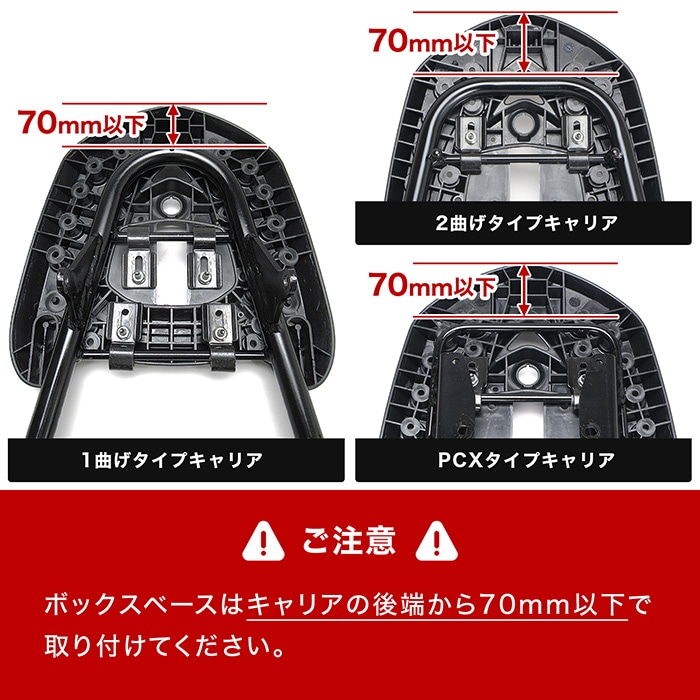 Ninja ZX-25R ZX-4R SE ZX-4RR リアキャリア＋リアボックスセット50L