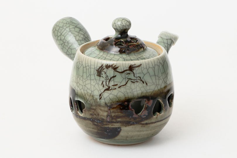 大堀相馬焼 松永窯 二重急須 | メーカー,大堀相馬焼-松永窯 | 縁器屋