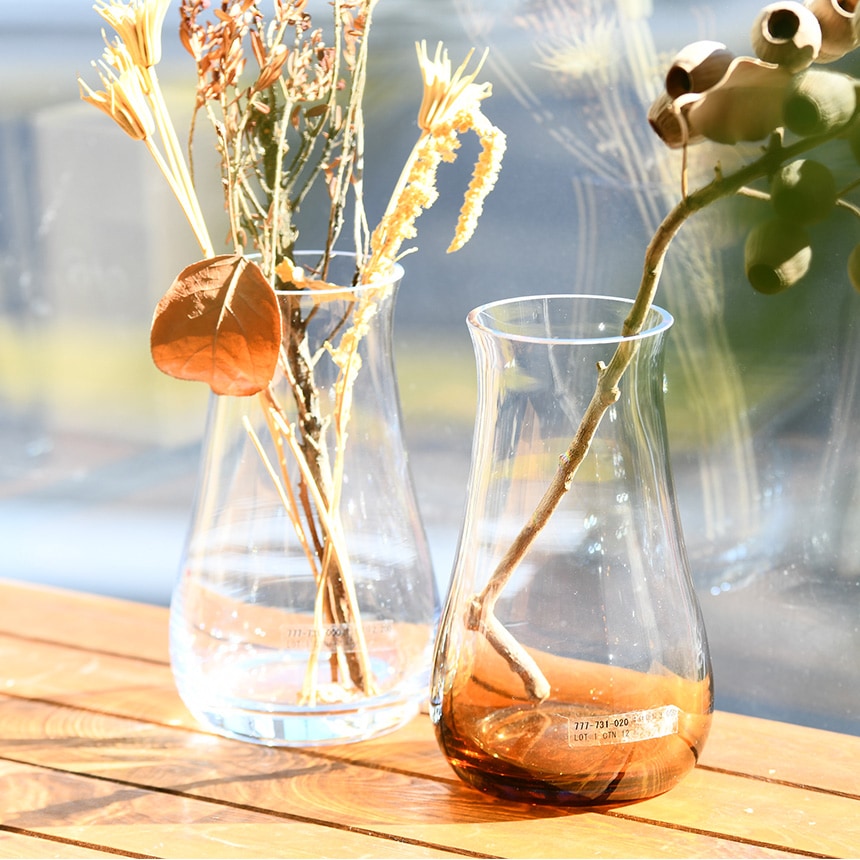 花瓶 ガラス おしゃれ マッツォ M ガラス花瓶 ガラスベース フラワー