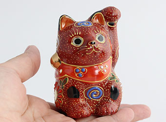 和陶房 ミニ招き猫（盛）｜九谷焼のうつわ｜和食器通販 じろや