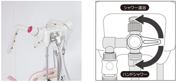 積水ホームテクノ wells シャワー温浴システム 浴用イス設置切替弁