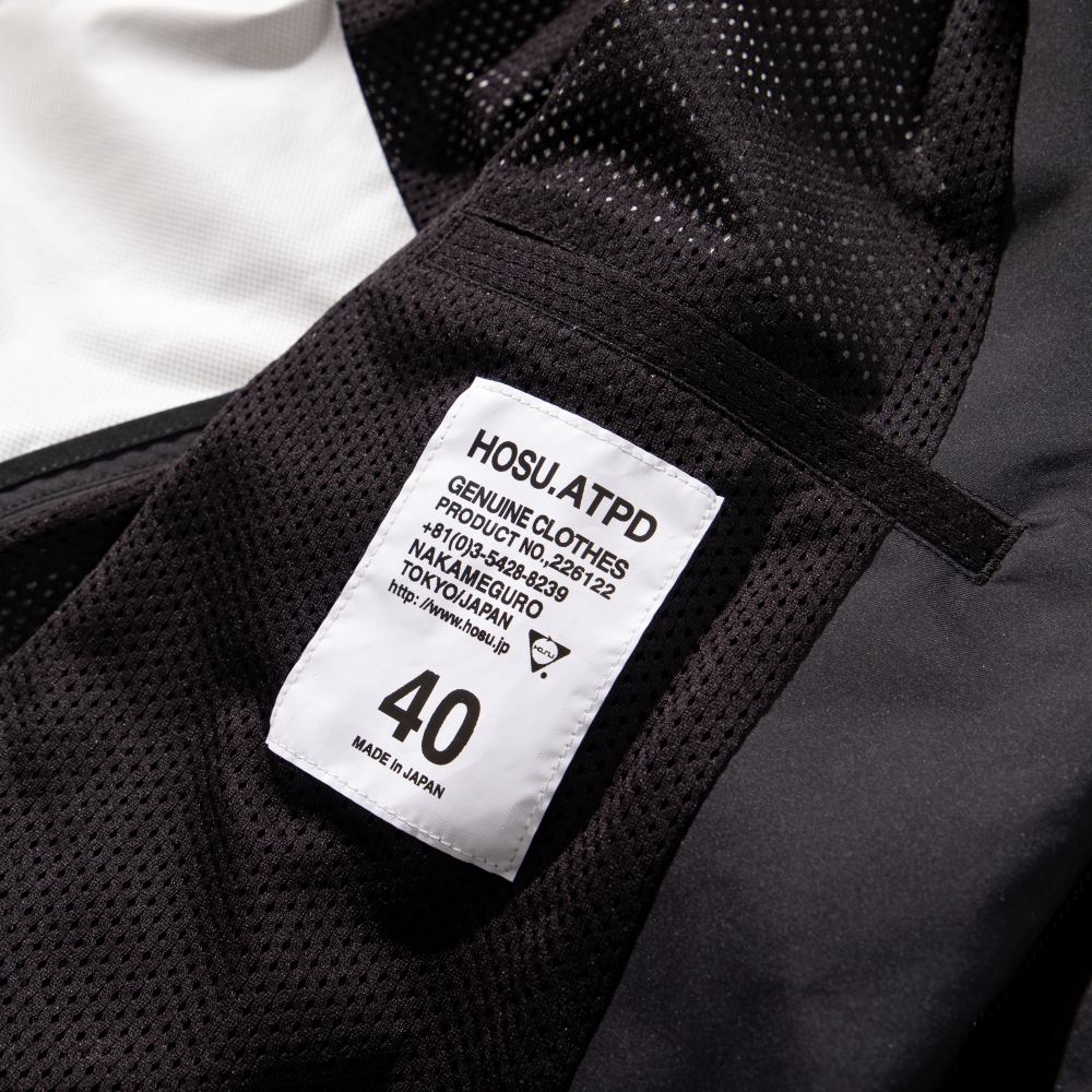 三ツ星セットアップ】HOSU 撥水ストレッチナイロンブルゾン