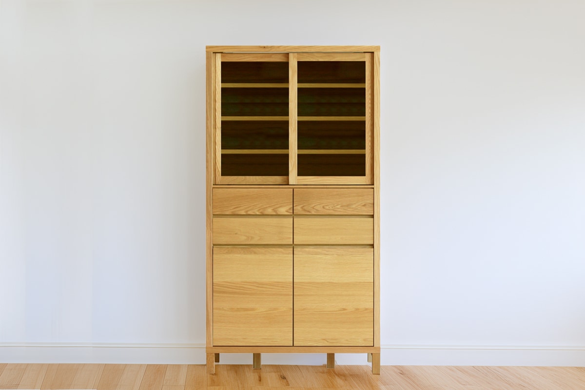 CANO 85トールカップボード オーク