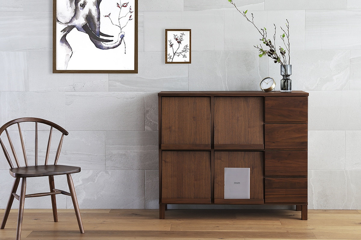 廃番10%OFF】LECCE 105マガジンラック ウォルナット