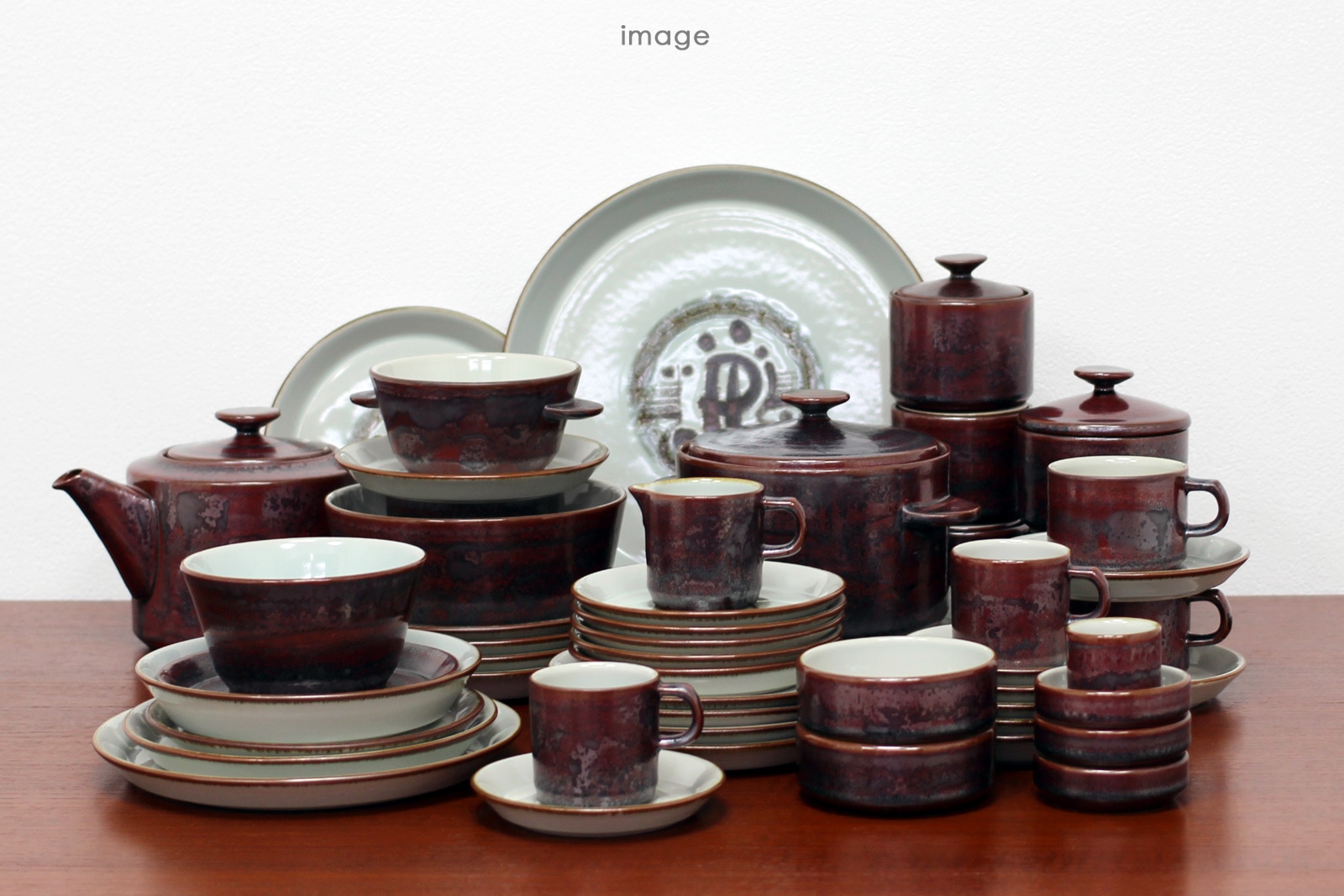 ○ヴィンテージ 北欧食器 デシレ ツーレ スープボウル＆ソーサー