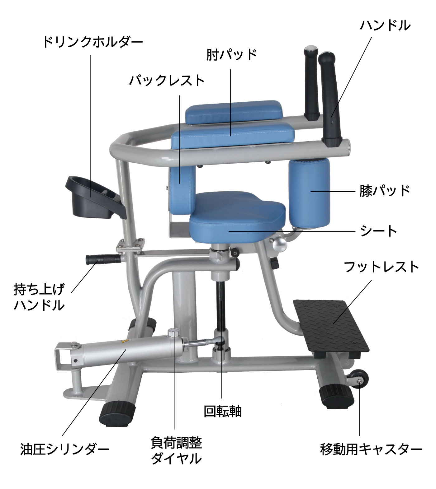 DK-670（ロータリートーソ）｜準業務用 油圧式トレーニングマシン