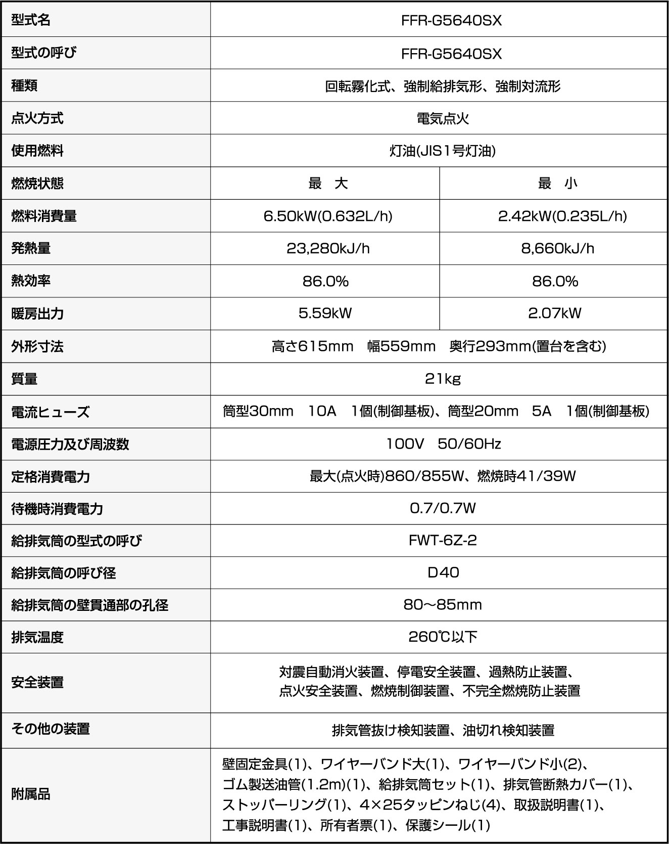 FF式ストーブ サンポット ゼータスイング Gモデル FF式 石油ストーブ